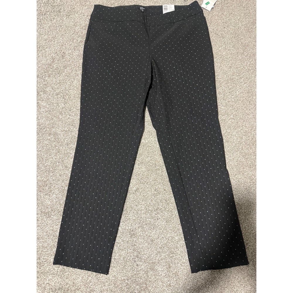 Kim Rogers Womens 18WA Black Diamond Millennium Tummy Control Pants NWT